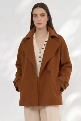 Manteau Mason Amber Brown — photo 2