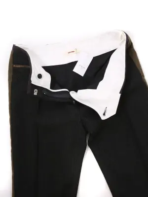 Pantalon droit par Phoebe Philo en laine noir et vert à zip Prix boutique 900€ Taille XS — photo 3