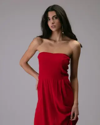 Robe longue Balou Rouge – Karma Koma — photo 2