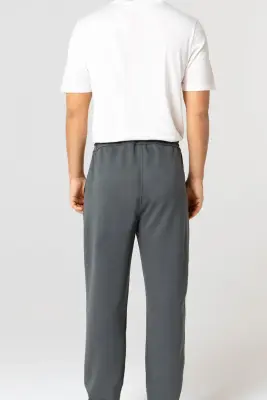 Pantalon Gris Foncé en Lyocel, Tencel / Coton Organique — photo 3
