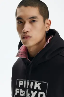 Hoodie imprimé Regular Fit - Noir/Pink Floyd — photo 1