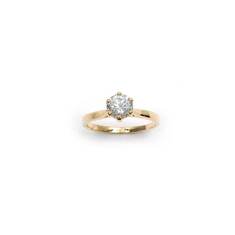 Bague solitaire oz 7mm t58 5200por-58