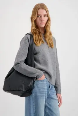 PULL LAINE MÉRINOS WOOLY - GRIS — photo 3