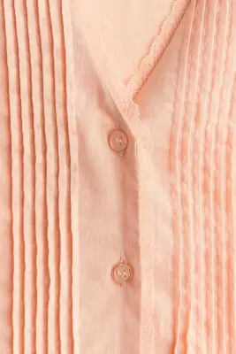 Blouse à plis nervure - Abricot — photo 5