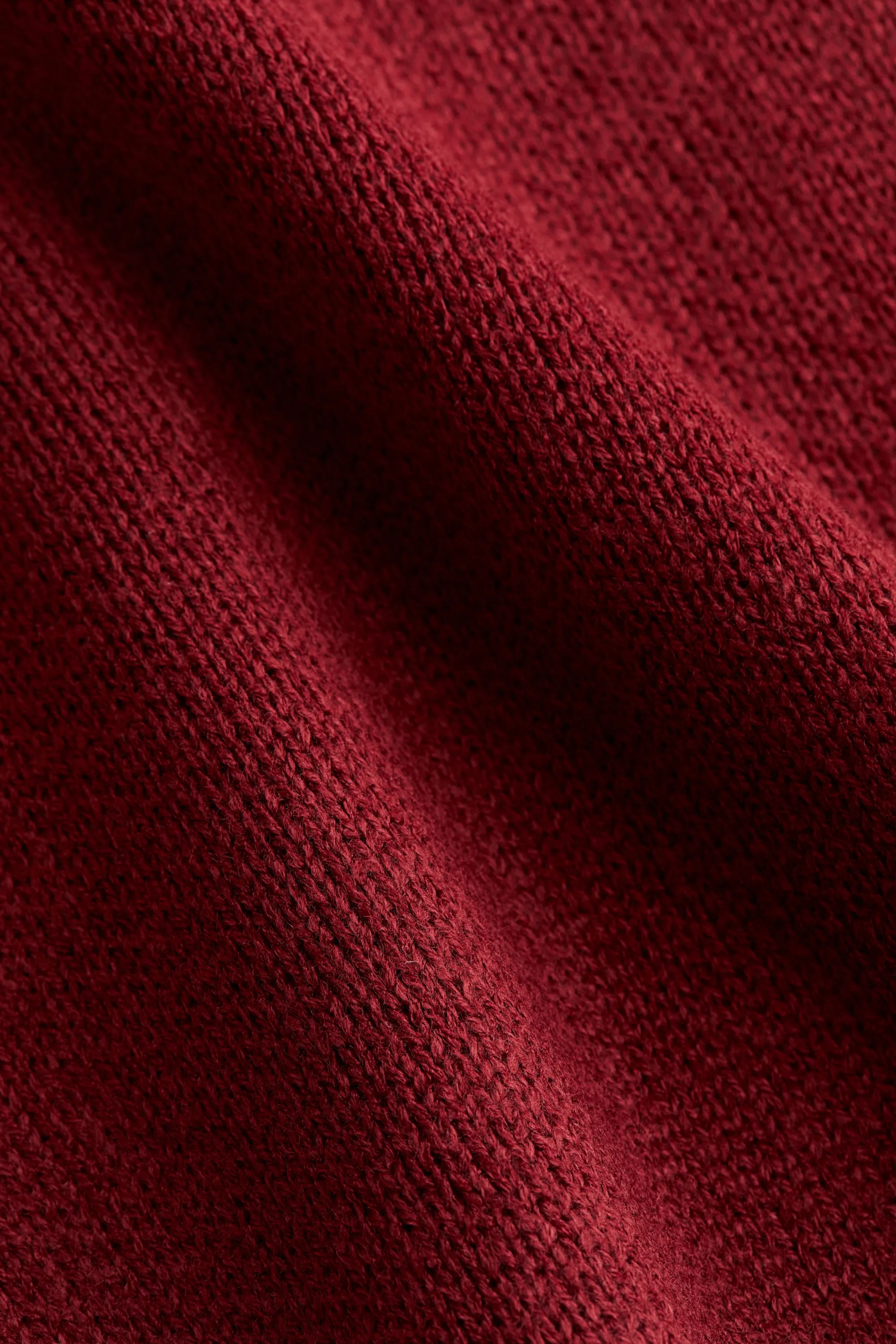 Jupe en maille fine - Bordeaux
