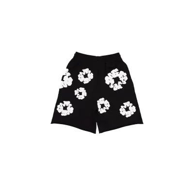 Denim Tears The Cotton Wreath Shorts Black — photo 2