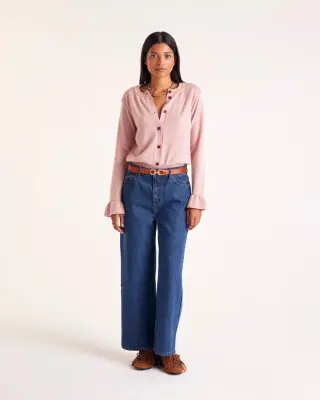 Cardigan Rosalie rose — photo 2