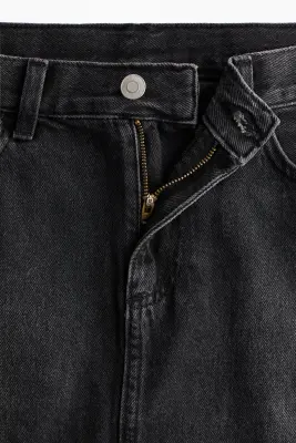 Jupe courte en denim - Noir délavé — photo 5