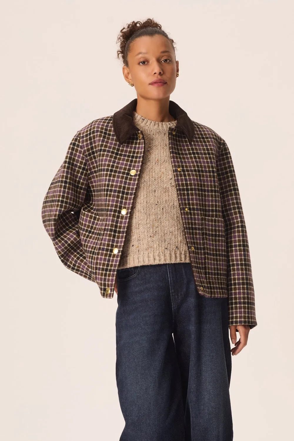 Manteau Ytria Carreau Automne