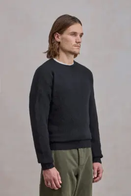 Pull Shaggy Dog en laine - Noir — photo 4