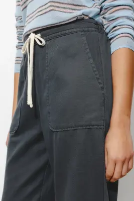 Pantalon jogpant en toile — photo 5