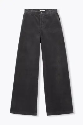 CESAR pantalon large velours