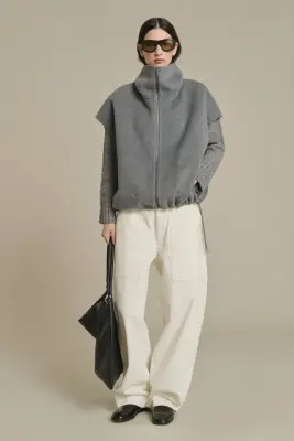 BLOUSON JUNO GRIS CLAIR — photo 1