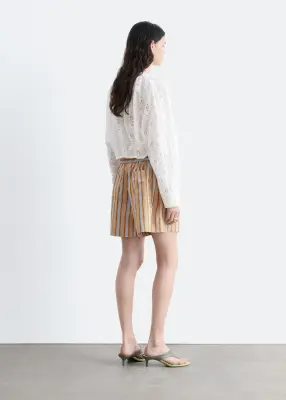 Blouse en dentelle - Blanc — photo 5