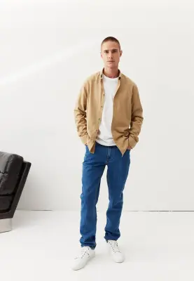La chemise en flanelle - Camel — photo 5