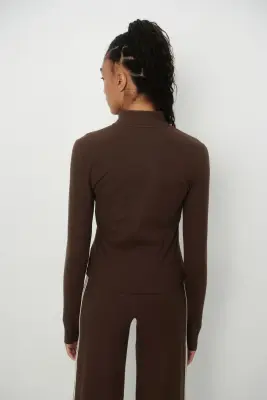 Veste de sport zippée SoftMove™ - Moka chocolat — photo 3