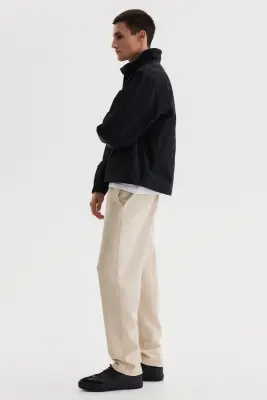 Pantalon jogger Regular Fit - Beige clair — photo 3