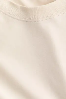 T-shirt oversize - Beige clair — photo 4