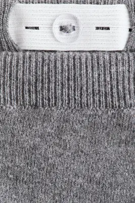Ensemble 2 pièces en maille - Gris/rayures blanches — photo 1