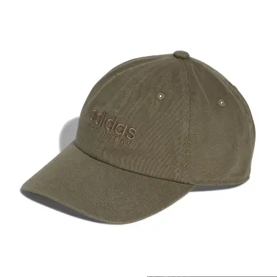 ADIDAS CASQUETTE COTON Kaki — photo 2