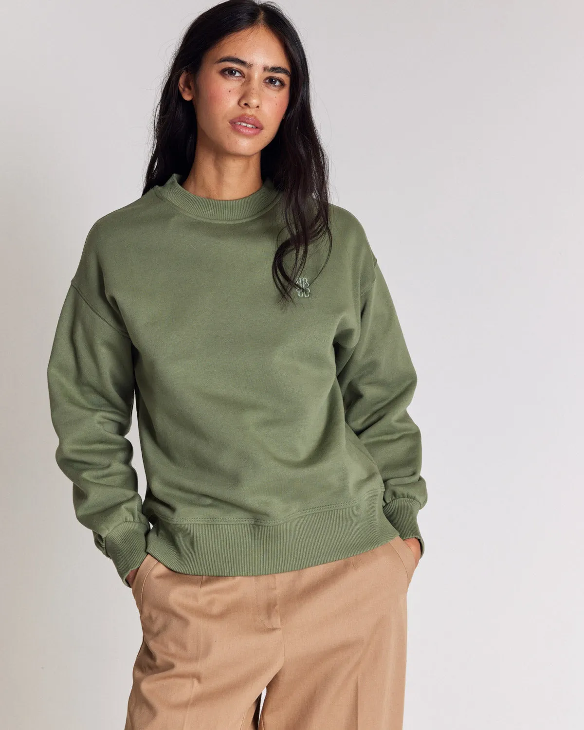 Sweat-shirt Virgile vert