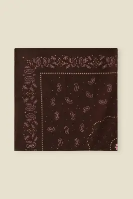 Foulard Nypette Paisley Coffee — photo 1