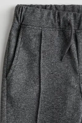 Pantalon jogger avec plis - Gris foncé — photo 3