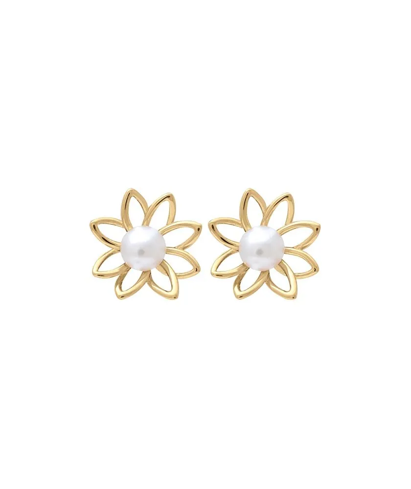 Bo fleur perle d eau douce 2508por