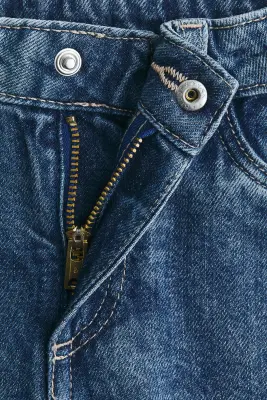 Short en denim - Bleu denim — photo 2