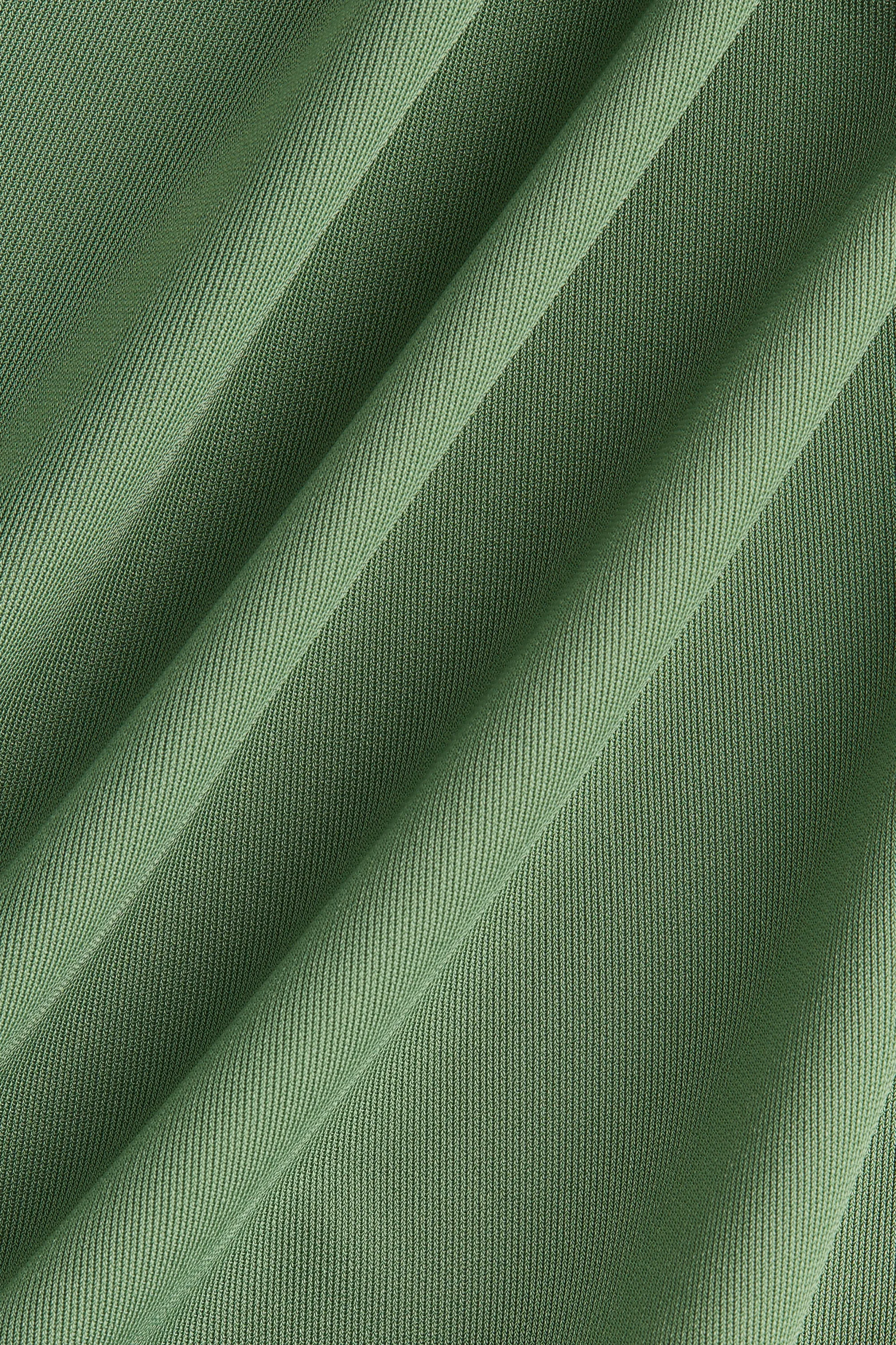 Robe à bretelles fines en interlock - Vert