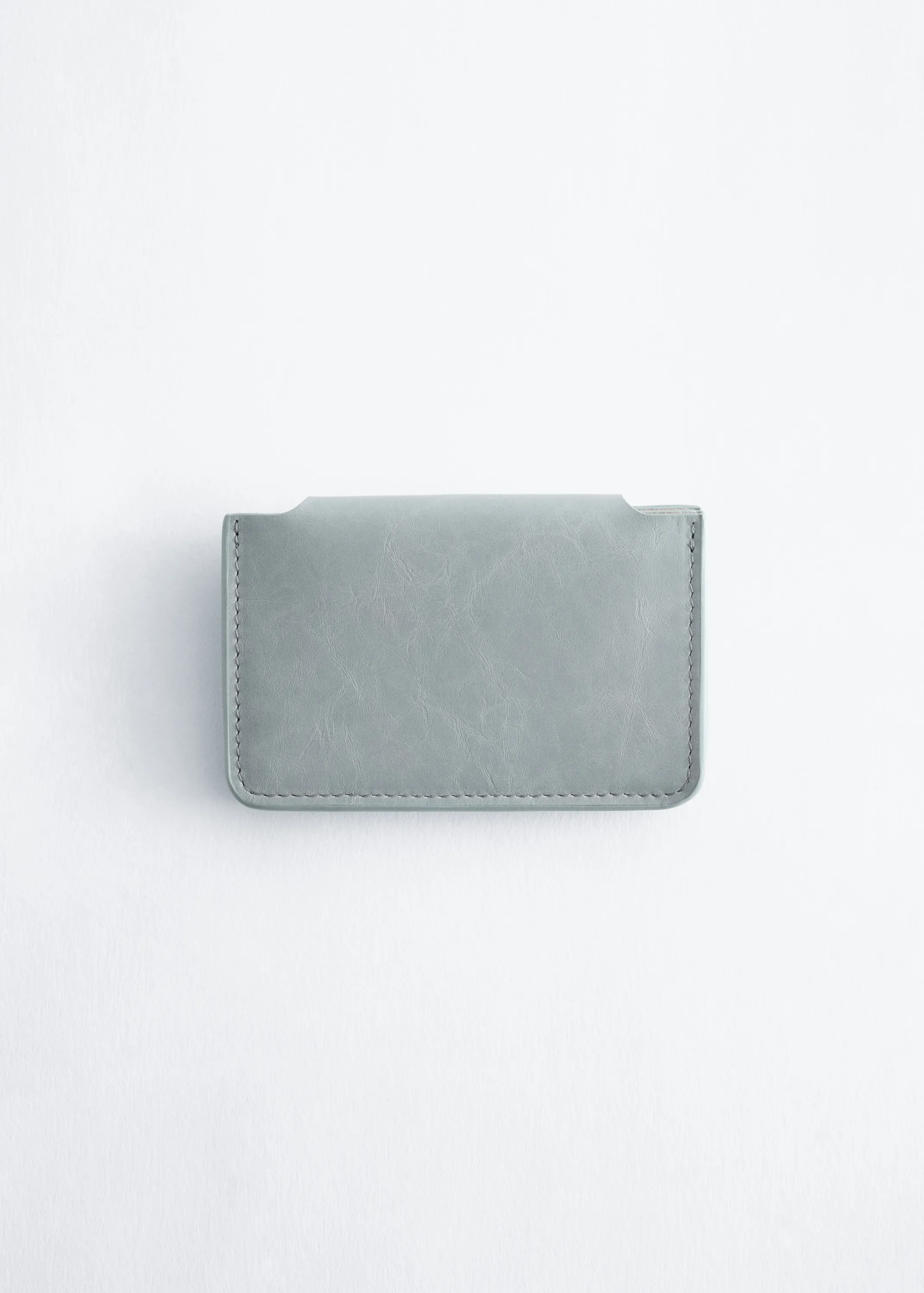 Petit porte-cartes - Bleu poudré