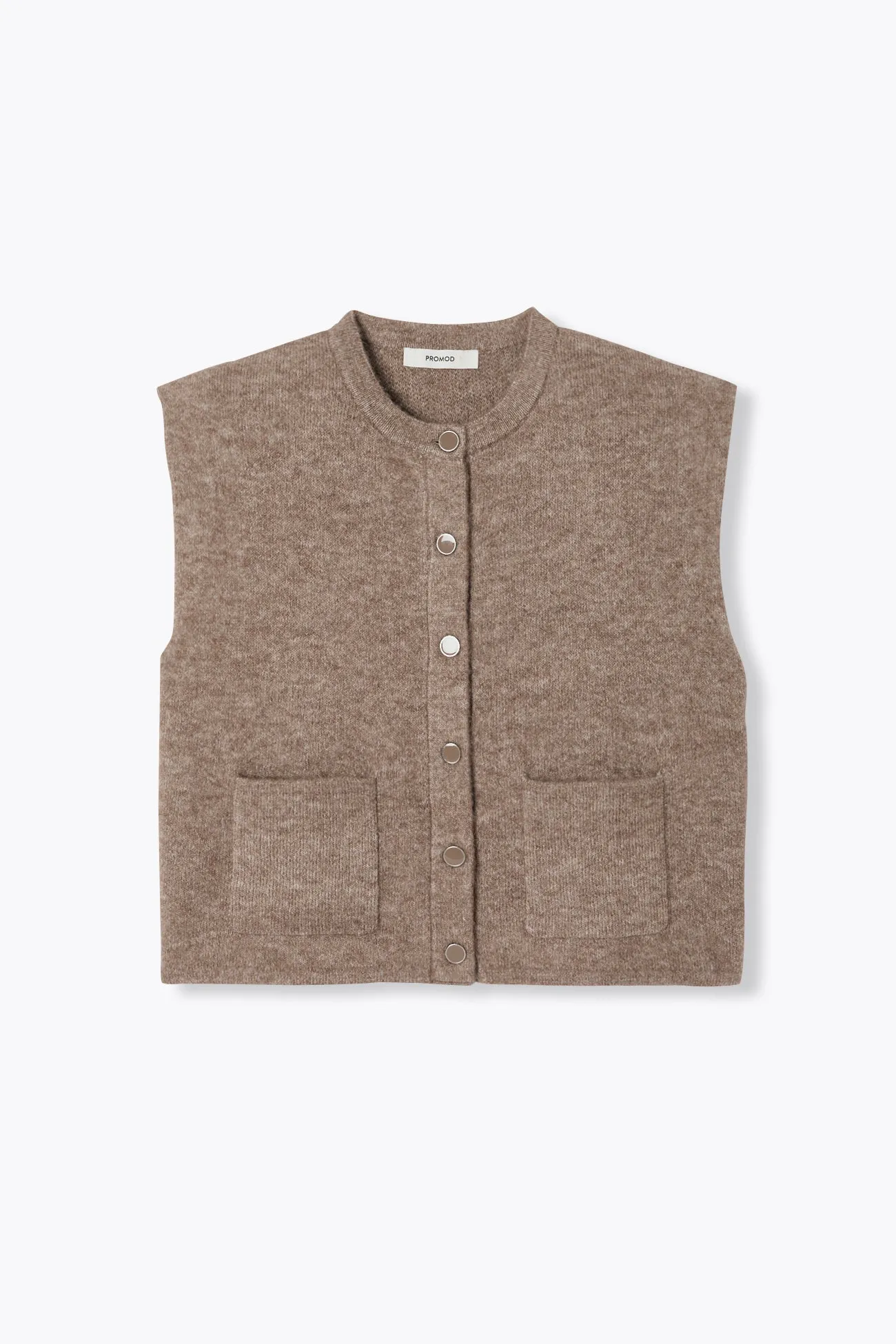 Cardigan sans manches Femme
