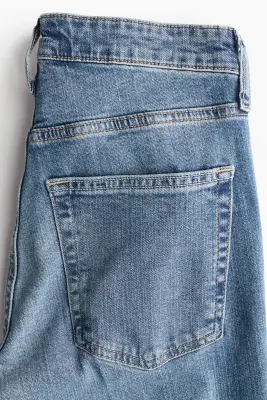 Flared High Jeans - Bleu denim — photo 4