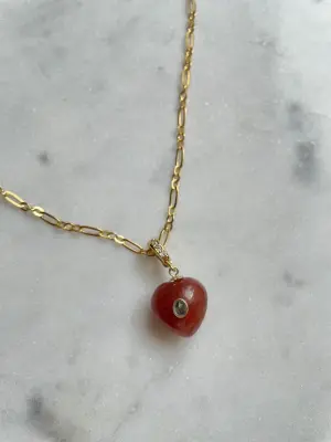 Nouveau ! ROOM SERVICE JEWELRY Pendentif Charm Coeur Valentina — photo 2