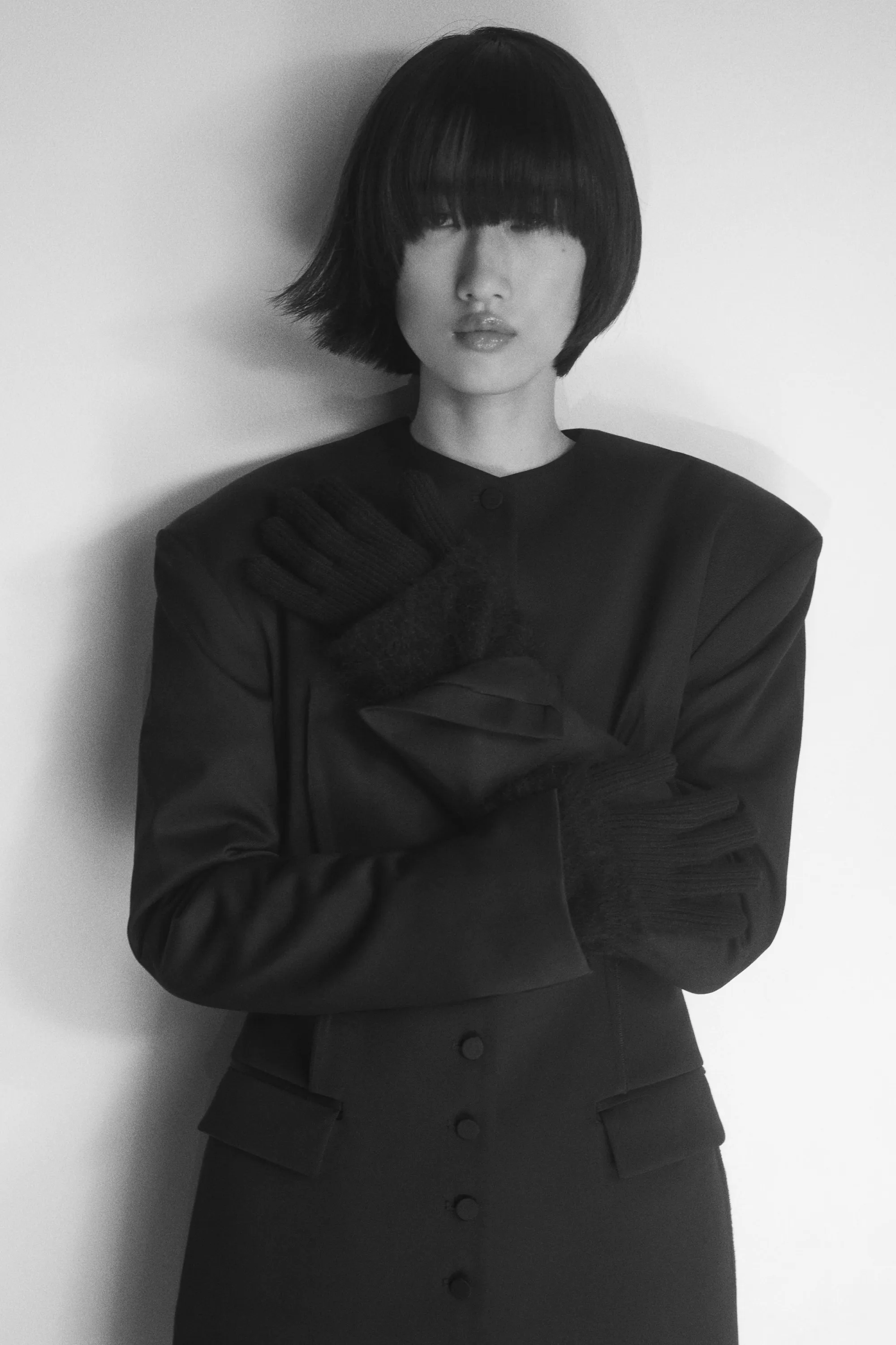 Gants en maille - Noir