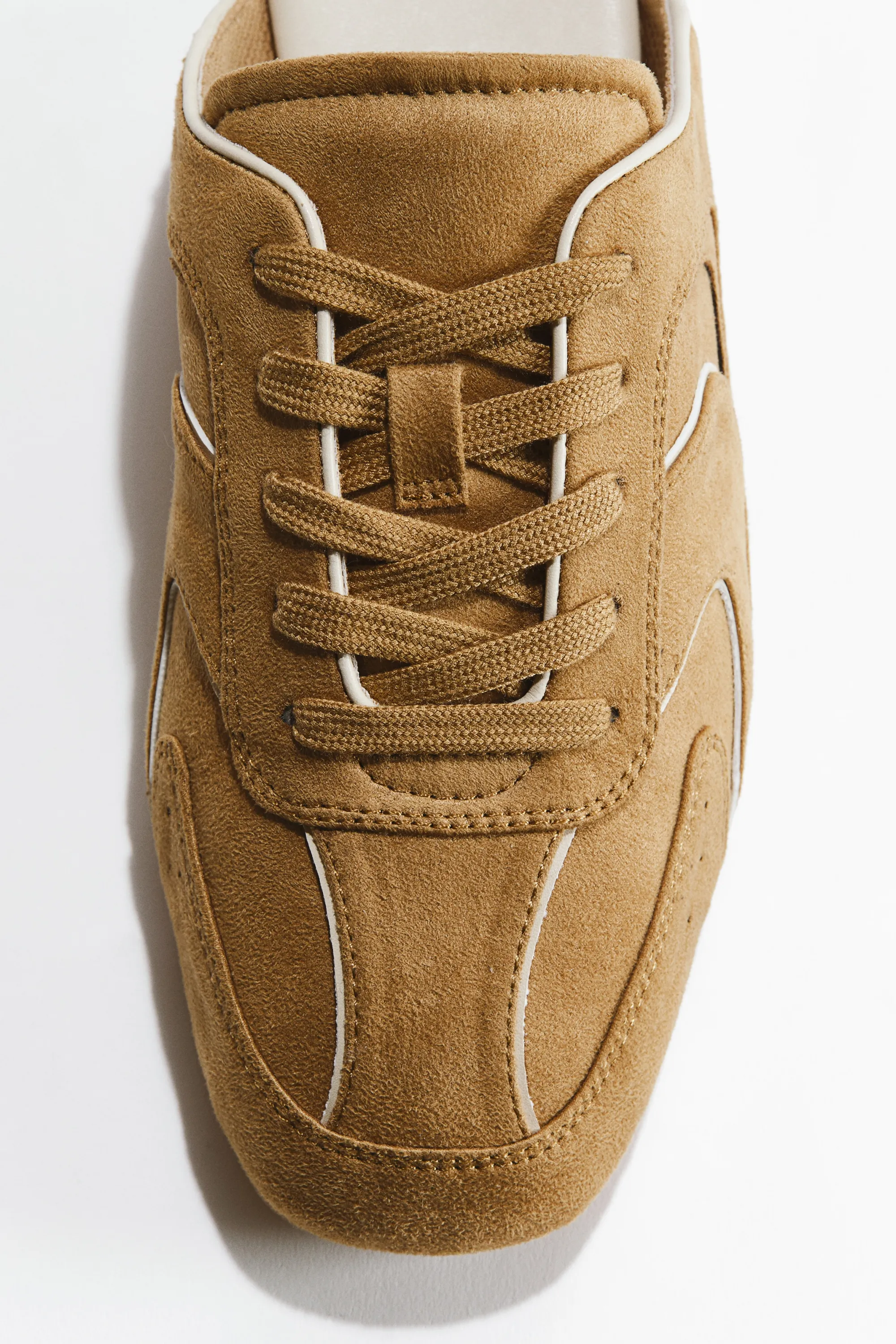 Mules façon sneakers - Beige foncé