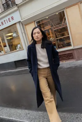 Manteau Françoise - marine — photo 4