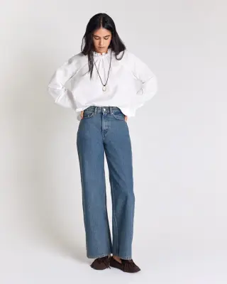 Jean Mateo bleu vintage — photo 4
