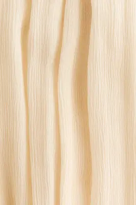 Top froissé en viscose - Crème — photo 5