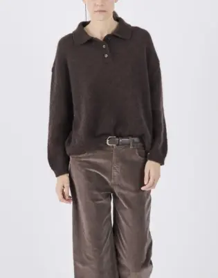 Nouveau ! MASSCOB Pull Kaely Marron Glacé — photo 5