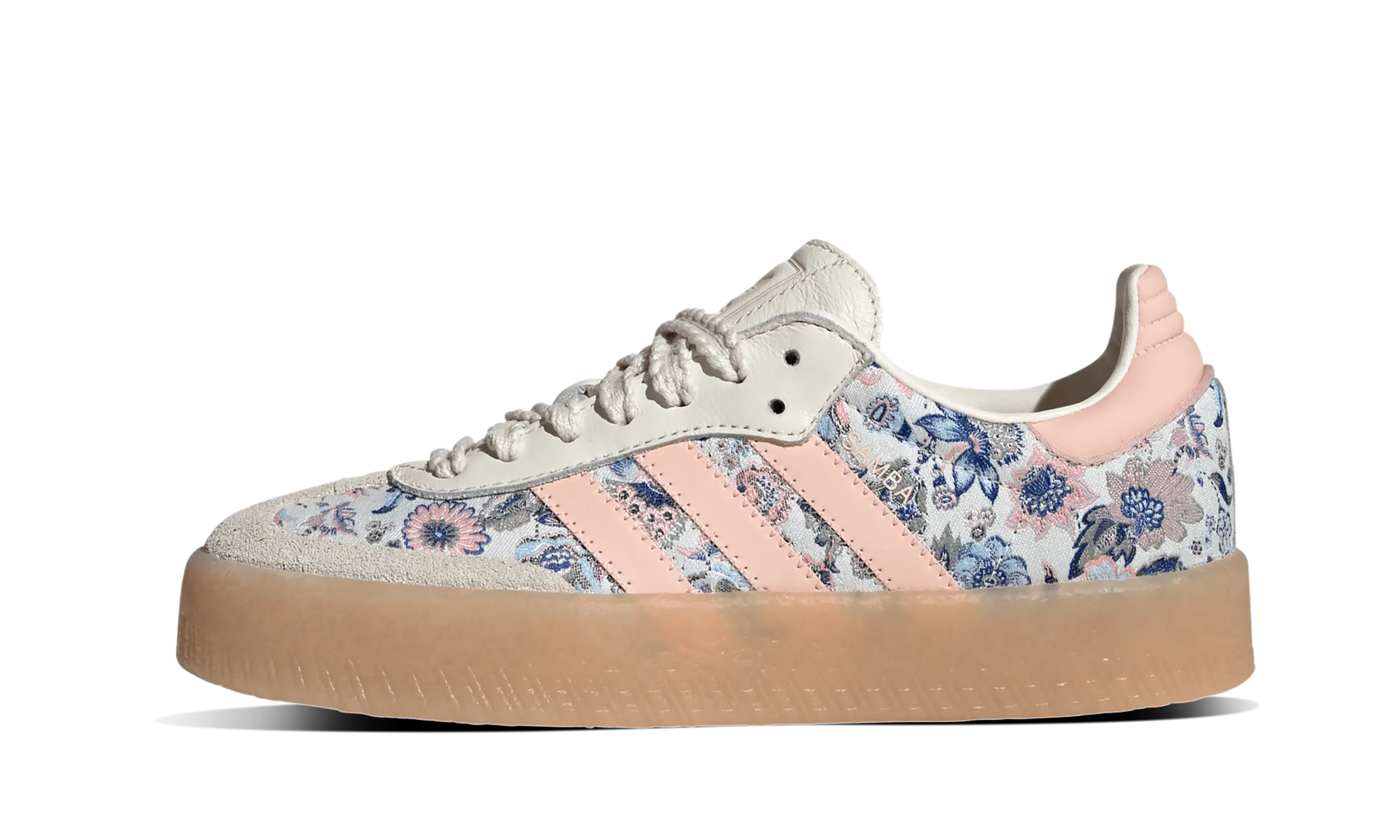 Adidas Sambae Liberty London Off White Blush Pink