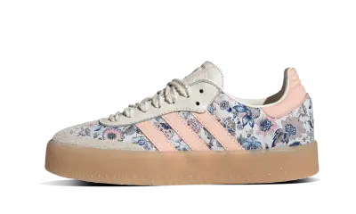 Adidas Sambae Liberty London Off White Blush Pink — photo 1