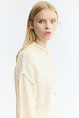 Gilet oversize - Crème — photo 2