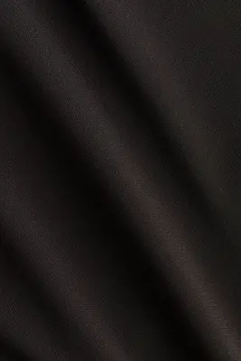 Robe drapée avec détail façon cape - Marron foncé — photo 4