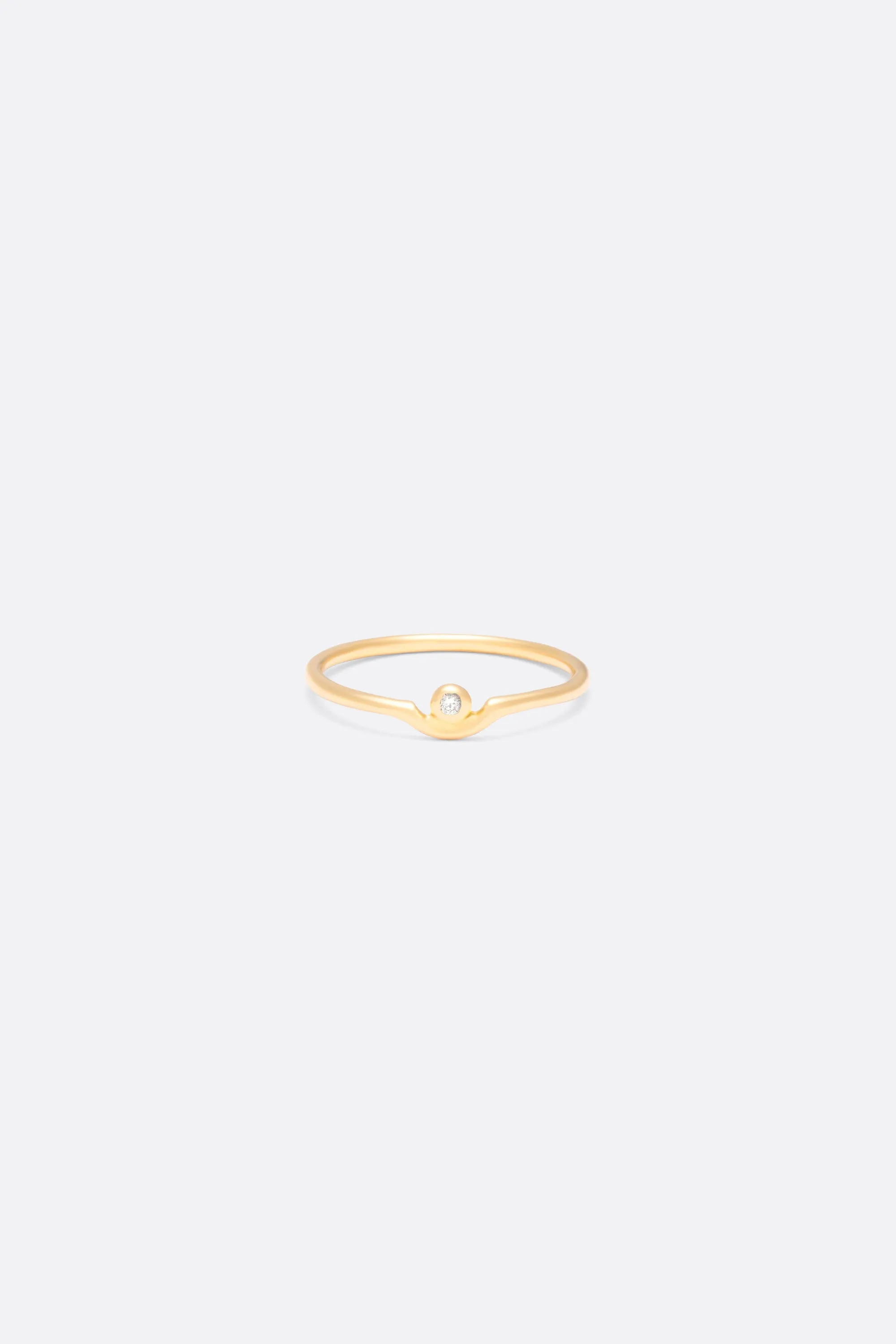 BAGUE DIANE, DIAMANT - Or rose 18 carats