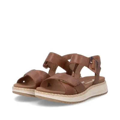 Sandales Remonte D3J52-24 Marron - Velcro Boucle Grande Pointure Femme — photo 5