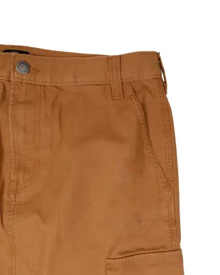 W Duck Canvas Cargo Skirt Brown — photo 3