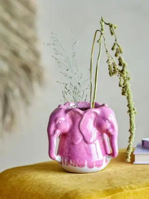 Vase Rose Éléphant — photo 2