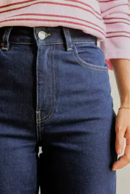 Jean wide Audrey - indigo — photo 3