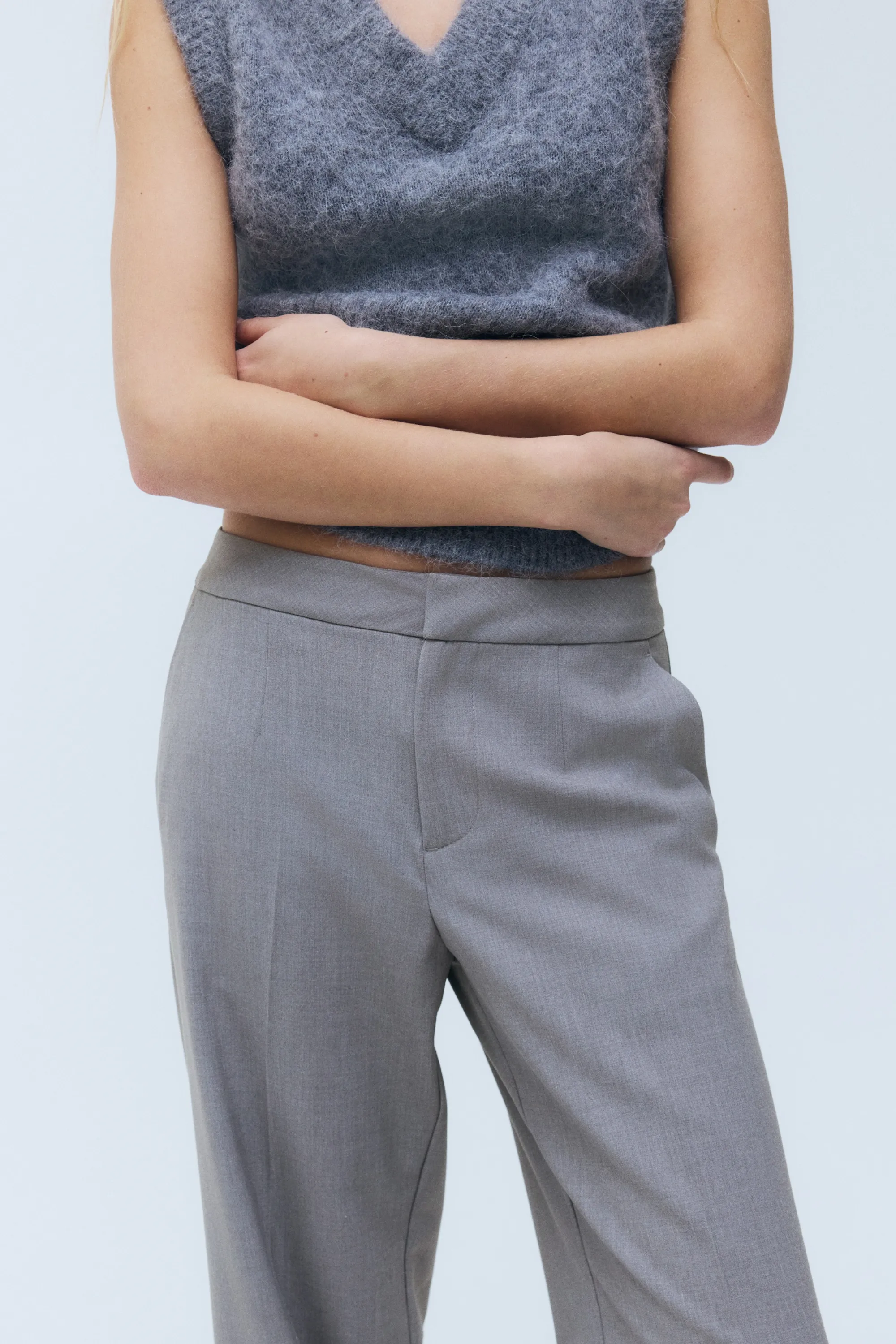 Pantalon chic - Gris